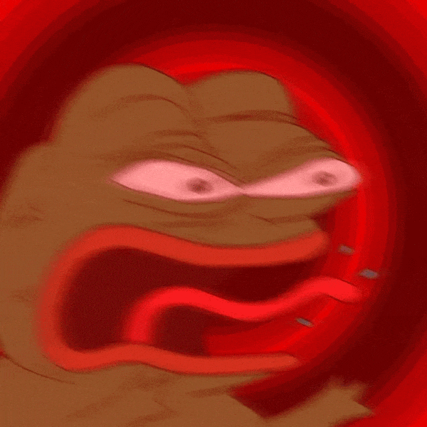 Angry Pepe Red GIF - Pepe The Frog