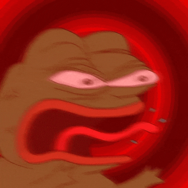 Angry Pepe Red GIF