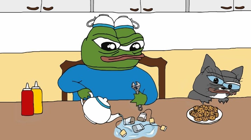 Pepe The Frog Retard Pepe Breakfast