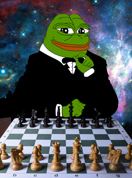 Pepe The Frog Space Chess Pepe