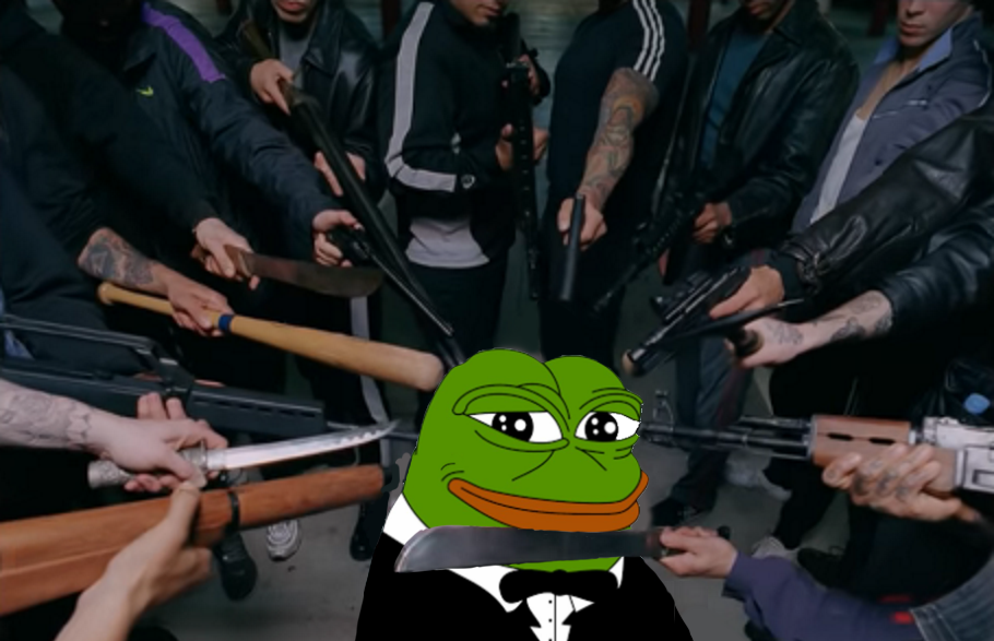 Surrounded Smug Pepe