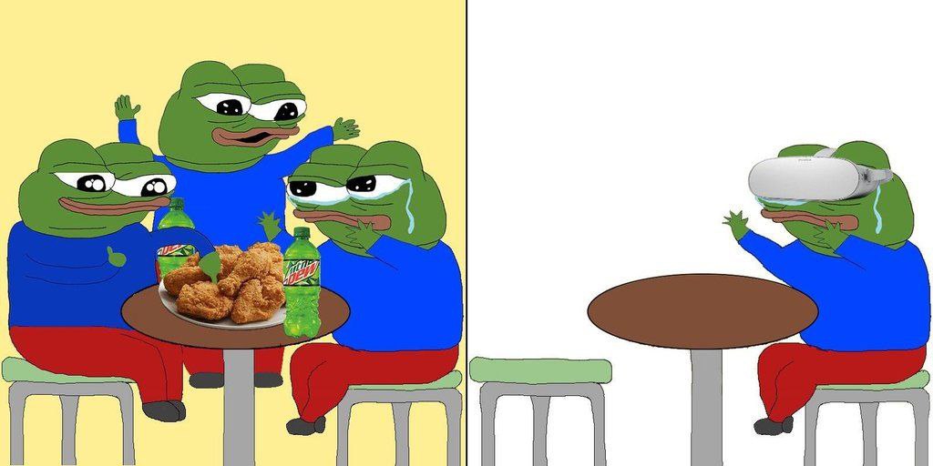 VR Friends Pepe Sad