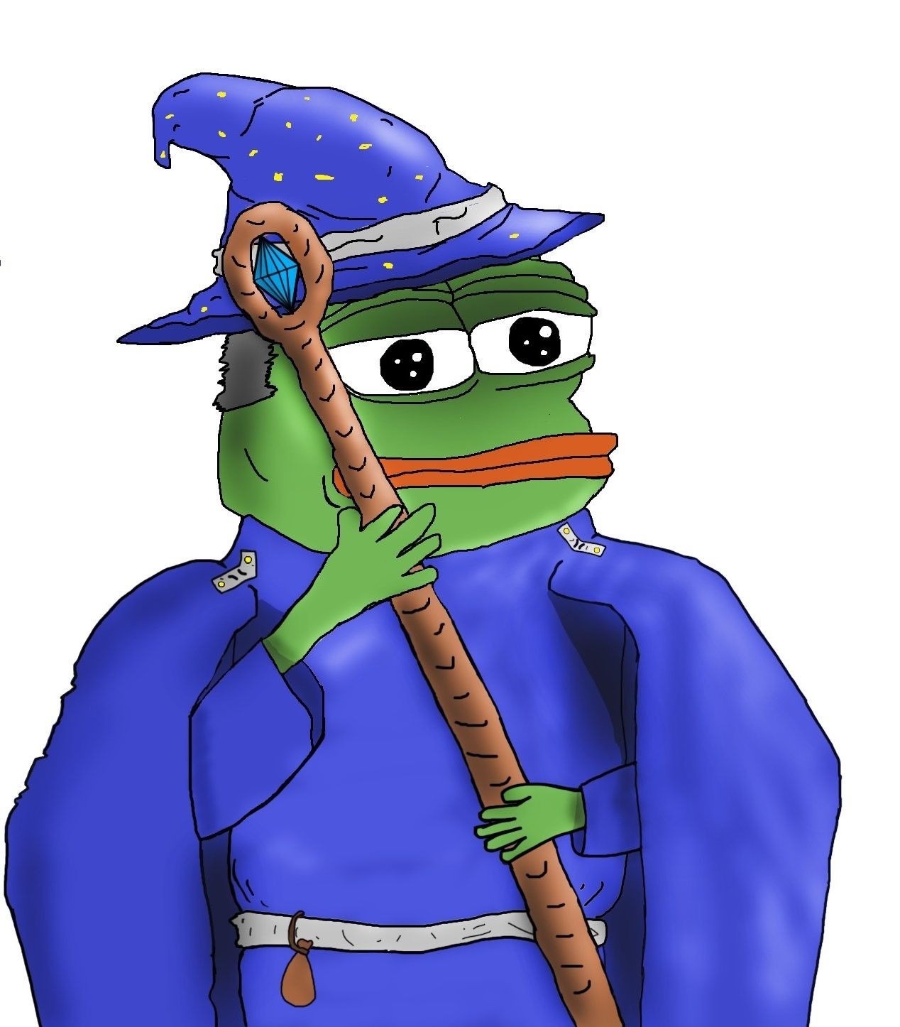 Pepe DnD Wizard Magician