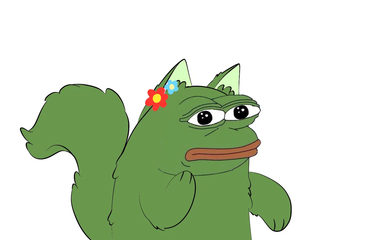 Pepe The Frog Fluffy Cat Pepe