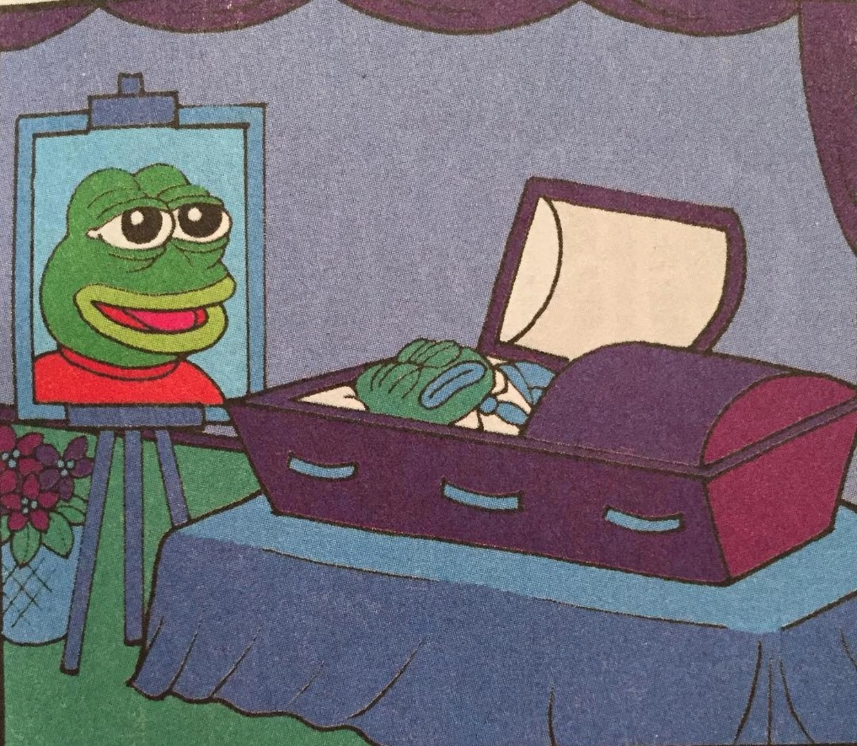 Pepe The Frog Dead Pepe Funeral