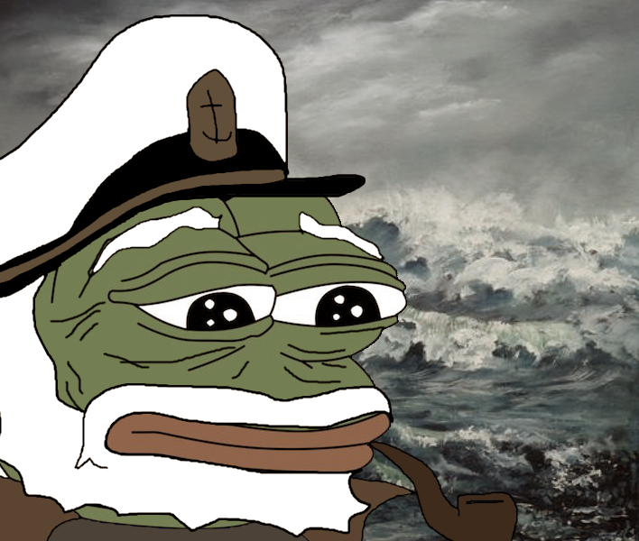 Pepe The Frog Pepe Old Captain