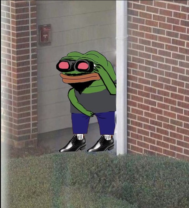 Pervert Pepe Peeping - Pepe The Frog