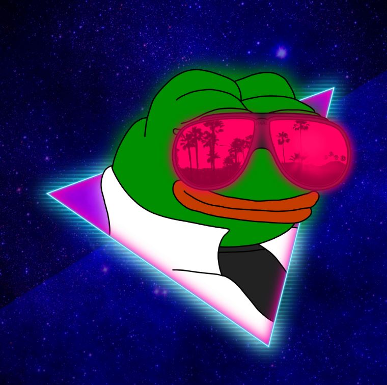 Retrowave Pepe