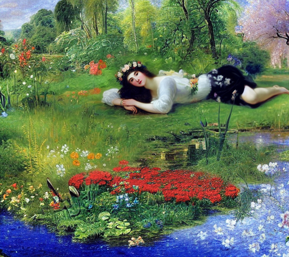 AI Generated Pepe Painting Landscape