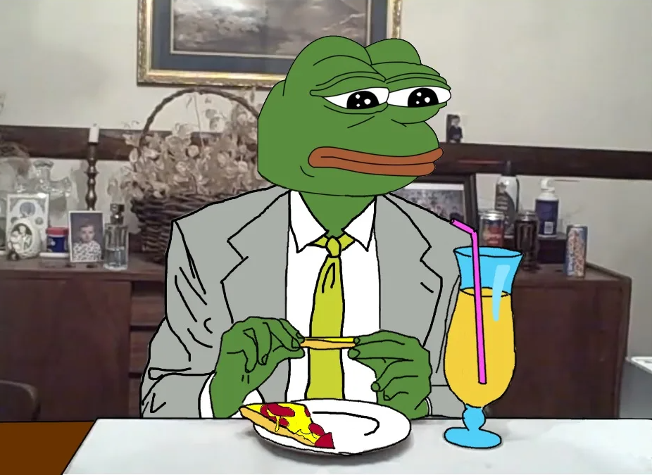 Pepe The Frog Pepe Sad Dinner